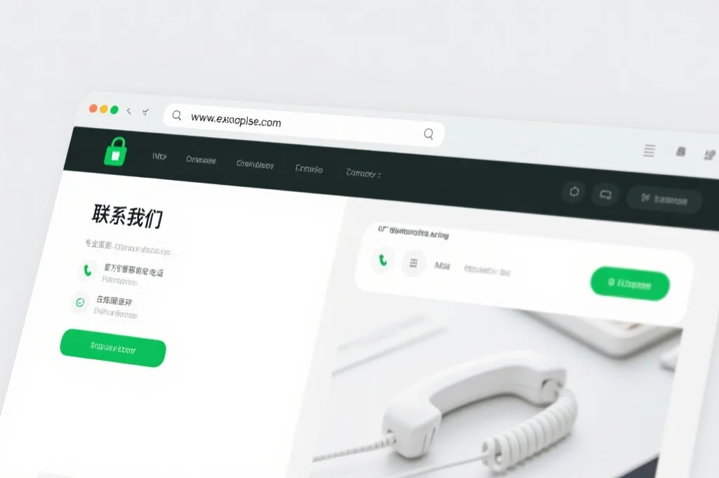 官方网站联系方式示例